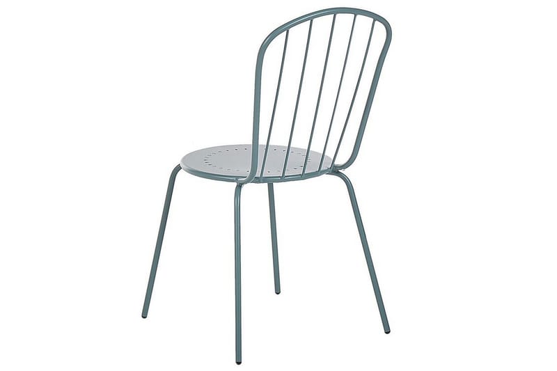 Victoriaville Ruokatuoli Ulkokäyttöön - Sininen - Puutarhakalusteet - Puutarhatuoli - Karmituoli ulos