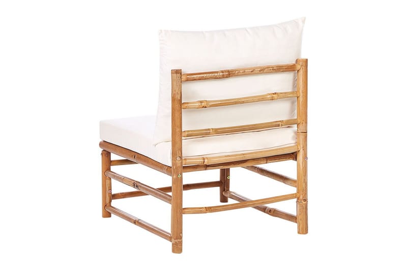 Villa Castelli Ulkotuoli - Valkoinen/Vaaleanruskea - Puutarhakalusteet - Puutarhatuoli - Ulkotilan nojatuolit