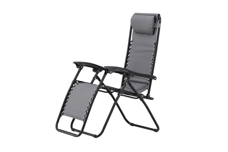 Vulcano Aurinkotuoli - Harmaa - Puutarhakalusteet - Puutarhatuoli - Aurinkotuoli