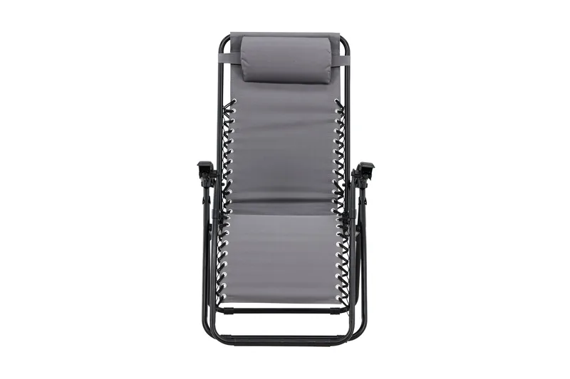 Vulcano Aurinkotuoli - Harmaa - Puutarhakalusteet - Puutarhatuoli - Aurinkotuoli