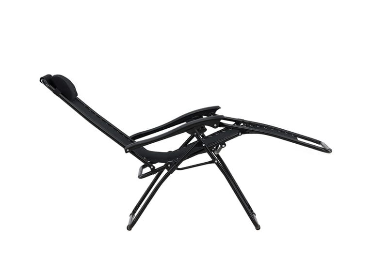 Vulcano Aurinkotuoli - Musta - Puutarhakalusteet - Puutarhatuoli - Aurinkotuoli