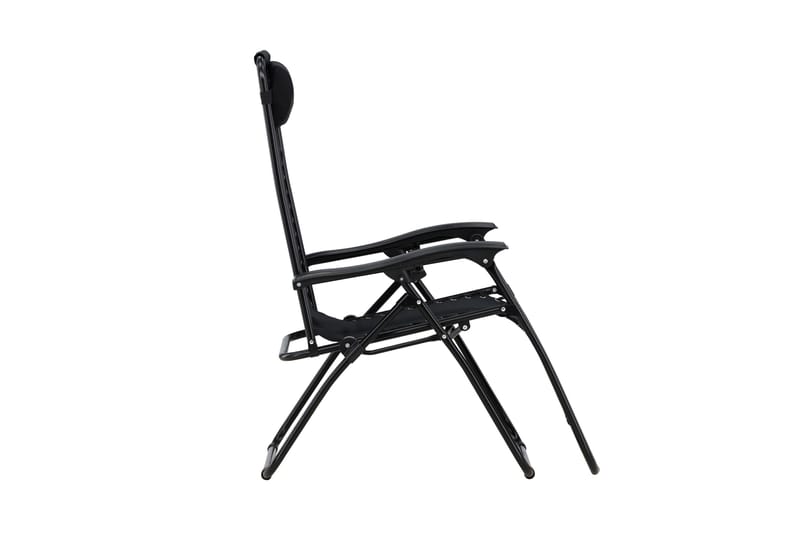 Vulcano Aurinkotuoli - Musta - Puutarhakalusteet - Puutarhatuoli - Aurinkotuoli