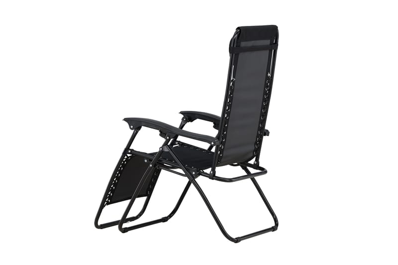 Vulcano Aurinkotuoli - Musta - Puutarhakalusteet - Puutarhatuoli - Aurinkotuoli