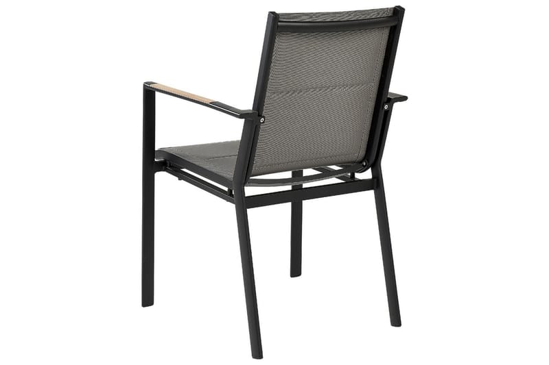 Zama Käsinojatuoli - Musta/Harmaa - Puutarhakalusteet - Puutarhatuoli - Karmituoli ulos