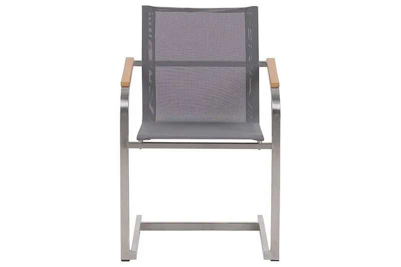 Zervo Käsinojatuoli - Harmaa/Hopea - Puutarhakalusteet - Puutarhatuoli - Karmituoli ulos