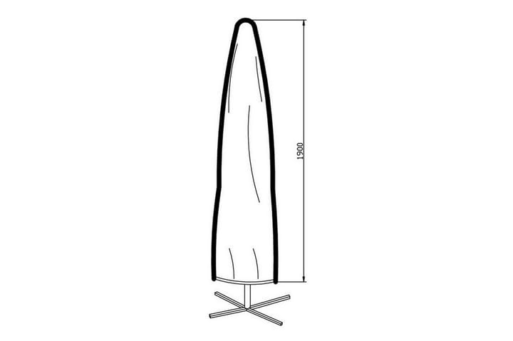 Aurinkovarjon suoja Namutoni 190 cm Harmaa - Venture Home - Aurinkovarjon suoja