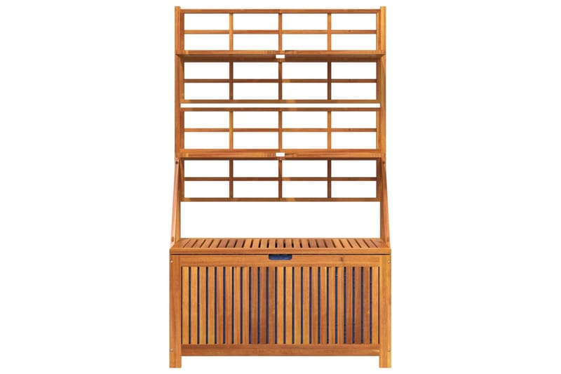 beBasic Säilytyslaatikko säleiköllä 99x50x160 cm täysi akaasiapuu - Ruskea - Puutarhakalusteet - Säilytyslaatikot & kalustesuojat - Säilytyslaatikot ulos