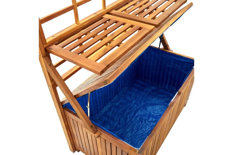 beBasic Säilytyslaatikko säleiköllä 99x50x160 cm täysi akaasiapuu - Ruskea - Puutarhakalusteet - Säilytyslaatikot & kalustesuojat - Säilytyslaatikot ulos