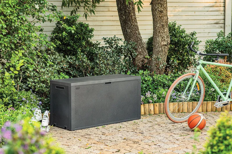 Emila Tyynylaatikko - Antrasiitti - Puutarhakalusteet - Säilytyslaatikot & kalustesuojat - Säilytyslaatikot ulos