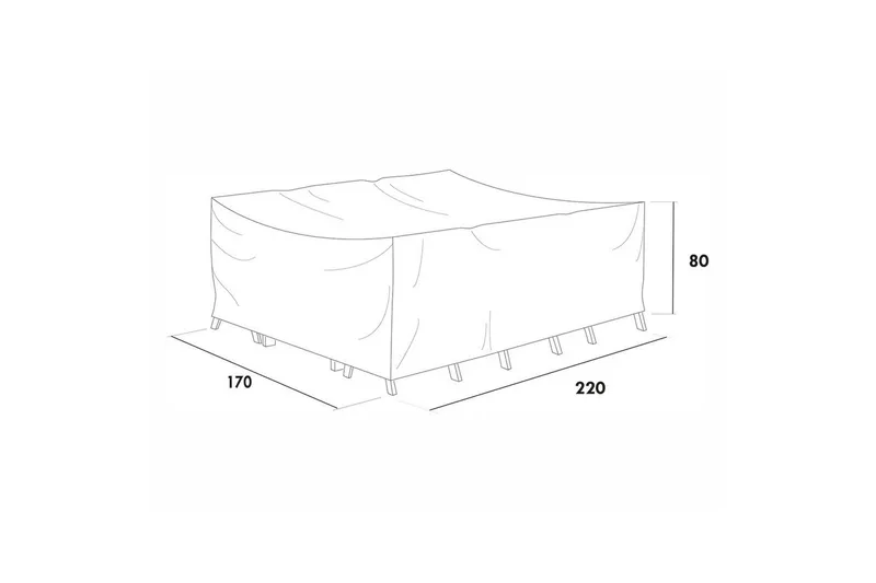 Kalustesuoja Ruokailuryhmä Hillerstorp Hånger Matala Lerdala Harmaa, undefined
