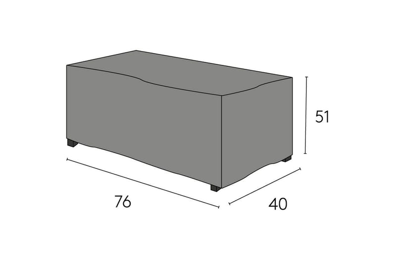 Kalustesuoja Sivupöytä Hillerstorp Oxelunda Korkea Musta, undefined