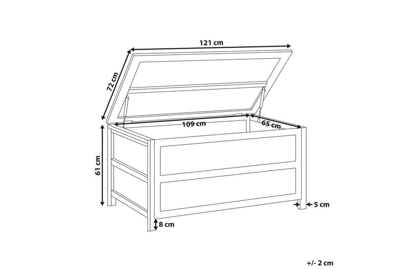Laatikko Acate - Puutarhakalusteet - Säilytyslaatikot & kalustesuojat - Säilytyslaatikot ulos