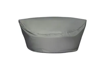 Möbelskydd Beliani Chuva 140x135x80 cm Grey - Puutarhakalusteet - Säilytyslaatikot & kalustesuojat - Ulkokalusteiden suojapeite