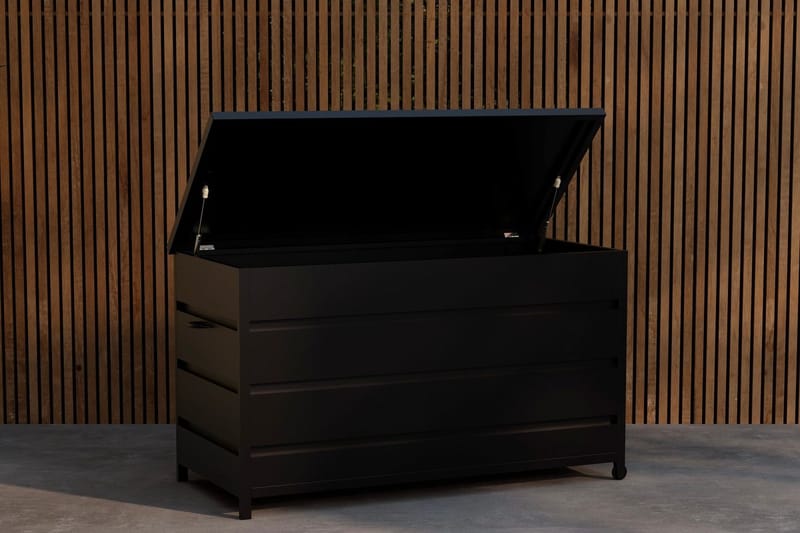 Nisis tyynylaatikko ulkokäyttöön - Musta - Puutarhakalusteet - Säilytyslaatikot & kalustesuojat - Säilytyslaatikot ulos