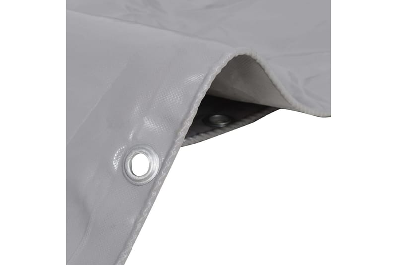 Pressu 650 g/m² 3x3 m harmaa - Harmaa - Puutarhakalusteet - Säilytyslaatikot & kalustesuojat - Pressu & peite