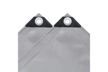 Pressu 650 g/m² 3x6 m harmaa - Harmaa - Puutarhakalusteet - Säilytyslaatikot & kalustesuojat - Pressu & peite