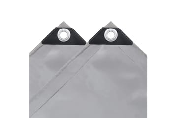 Pressu 650 g/m² 4x7 m harmaa - Harmaa - Puutarhakalusteet - Säilytyslaatikot & kalustesuojat - Pressu & peite