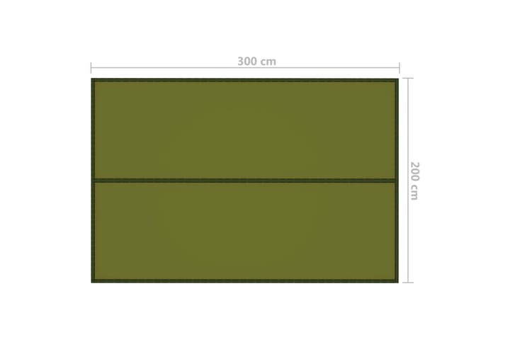 Suojapeite ulkokäyttöön 3x2 m vihreä - Vihreä - Pressu & peite - Autotallin sisustus & säilytys