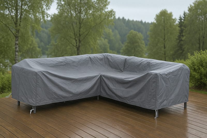Kalustesuojapeite Klas 325x100x255 cm - Harmaa - Puutarhakalusteet - Säilytyslaatikot & kalustesuojat - Ulkokalusteiden suojapeite
