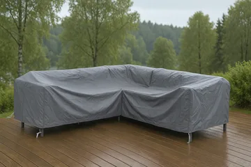 Kalustesuojapeite Klas 325x100x255 cm - Harmaa - Puutarhakalusteet - Säilytyslaatikot & kalustesuojat - Ulkokalusteiden suojapeite