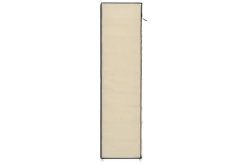 Kenkäkaappi suojalla kerma 115x28x110 cm kangas - Kerma - Puutarhakalusteet - Säilytyslaatikot & kalustesuojat - Ulkokalusteiden suojapeite