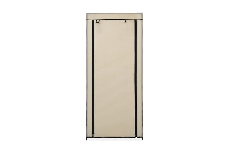 Kenkäkaappi suojalla kerma 58x28x106 cm kangas - Kerma - Puutarhakalusteet - Säilytyslaatikot & kalustesuojat - Ulkokalusteiden suojapeite