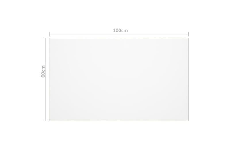 Pöytäsuoja läpikuultava 100x60 cm 2 mm PVC - Läpinäkyvä - Puutarhakalusteet - Säilytyslaatikot & kalustesuojat - Ulkokalusteiden suojapeite