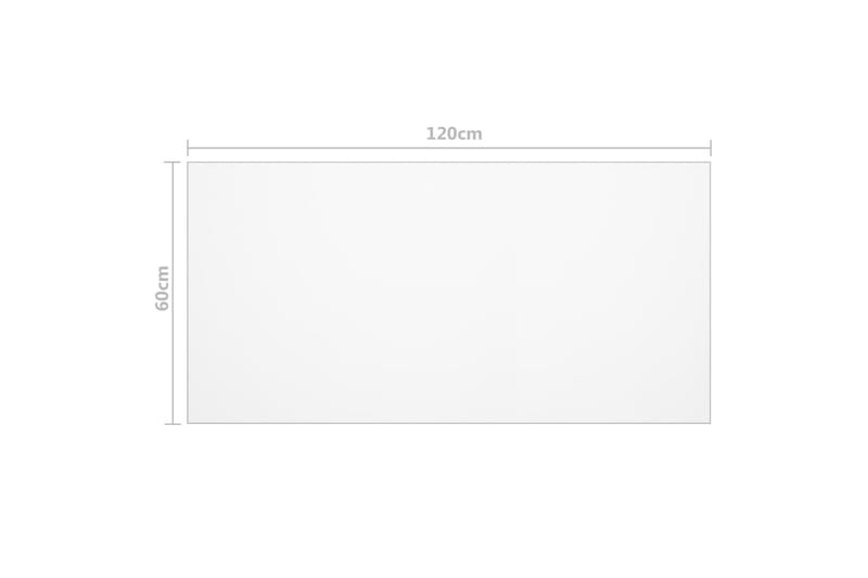 Pöytäsuoja läpikuultava 120x60 cm 2 mm PVC - Läpinäkyvä - Ulkokalusteiden suojapeite