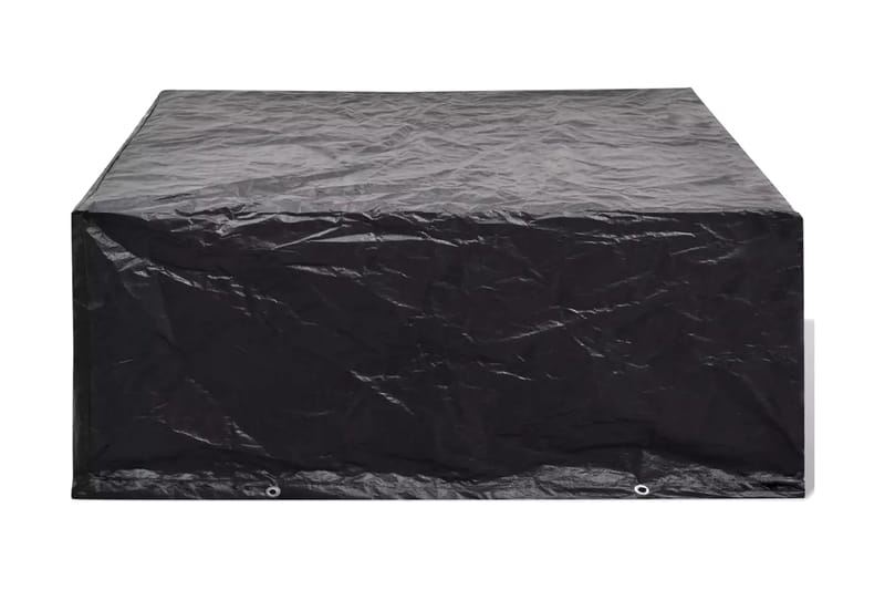 Puutarhahuonekalujen Suoja 10 Kiinnitysreikää 260x260x90cm - Musta - Puutarhakalusteet - Säilytyslaatikot & kalustesuojat - Ulkokalusteiden suojapeite
