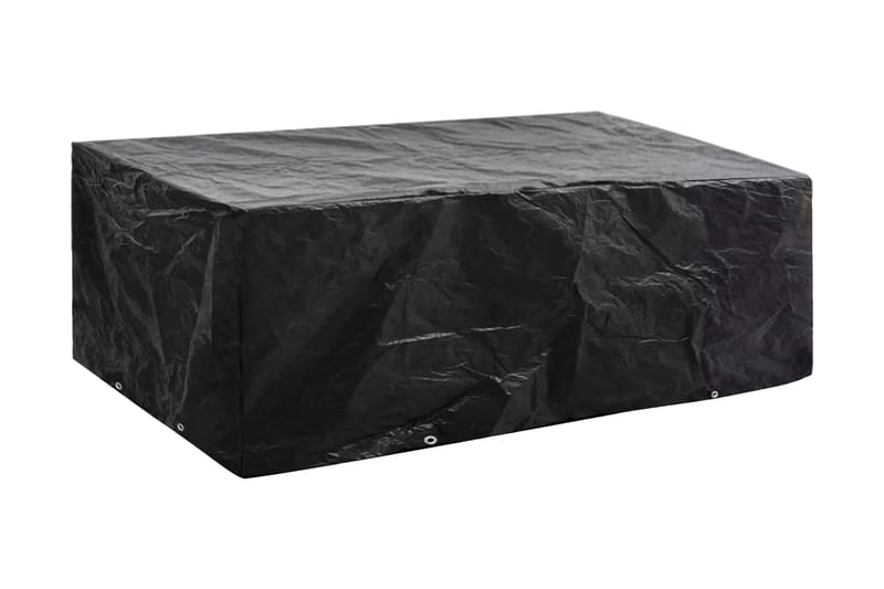 Puutarhahuonekalujen Suoja 8 Kiinnitysreikää 200x160x70cm - Musta - Puutarhakalusteet - Säilytyslaatikot & kalustesuojat - Ulkokalusteiden suojapeite