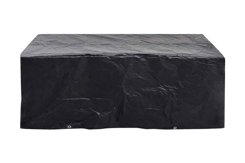 Puutarhahuonekalujen Suoja 8 Kiinnitysreikää 200x160x70cm - Musta - Puutarhakalusteet - Säilytyslaatikot & kalustesuojat - Ulkokalusteiden suojapeite