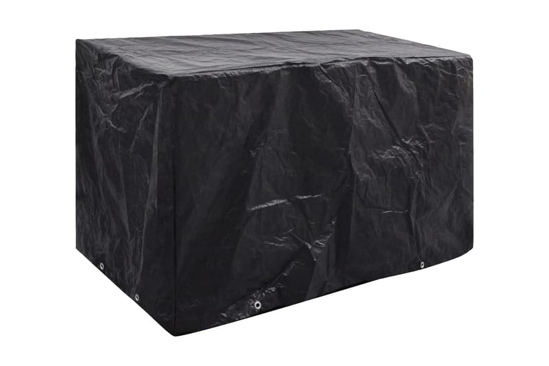 Puutarhakalusteiden suojat 2 kpl 8 purjerengasta 140x70x90cm - Musta - Puutarhakalusteet - Säilytyslaatikot & kalustesuojat - Ulkokalusteiden suojapeite