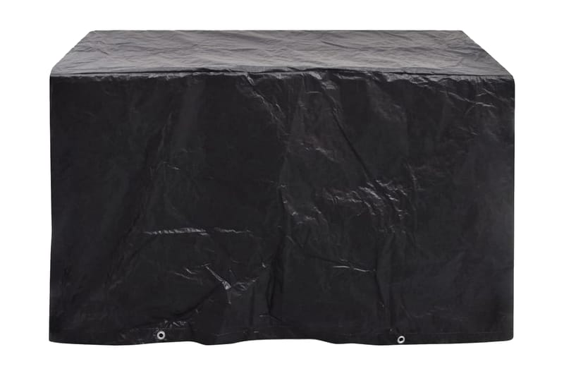 Puutarhakalusteiden suojat 2 kpl 8 purjerengasta 140x70x90cm - Musta - Puutarhakalusteet - Säilytyslaatikot & kalustesuojat - Ulkokalusteiden suojapeite