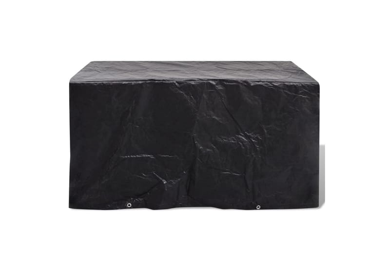 Puutarhakalusteiden suojat 2 kpl 8 purjerengasta 180x70x90cm - Musta - Puutarhakalusteet - Säilytyslaatikot & kalustesuojat - Ulkokalusteiden suojapeite
