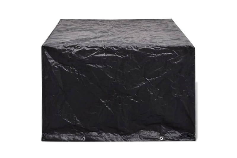 Puutarhakalusteiden suojat 2kpl 8 purjerengasta 135x135x90cm - Musta - Puutarhakalusteet - Säilytyslaatikot & kalustesuojat - Ulkokalusteiden suojapeite