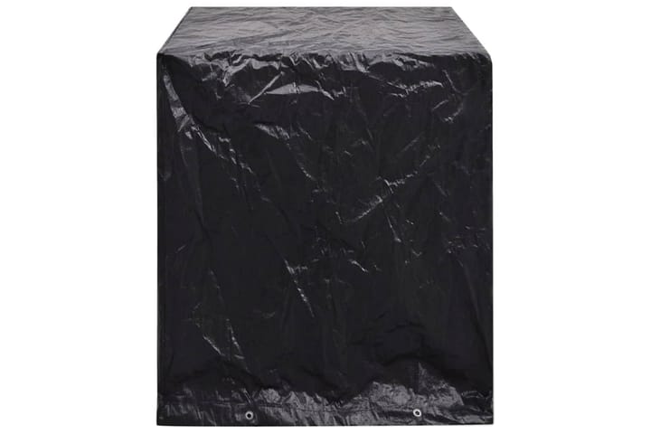 Puutarhakalustesuoja pingispöydälle 8 rengasta 160x55x182 cm - Musta - Ulkokalusteiden suojapeite