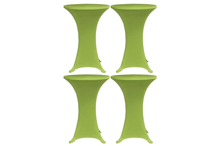 Venyvä pöydänsuoja 4 kpl 60 cm vihreä - Vihreä - Ulkokalusteiden suojapeite
