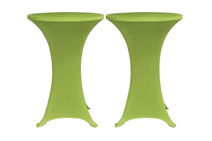 Venyvä pöydänsuoja 4 kpl 70 cm vihreä - Vihreä - Ulkokalusteiden suojapeite