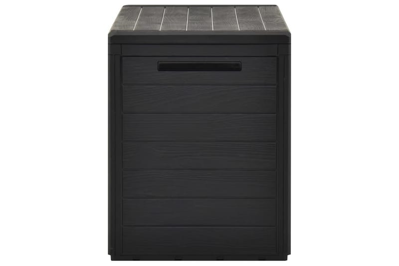Puutarhan varastoarkku antrasiitti 78x44x55 cm - Antrasiitti - Puutarhakalusteet - Säilytyslaatikot & kalustesuojat - Säilytyslaatikot ulos
