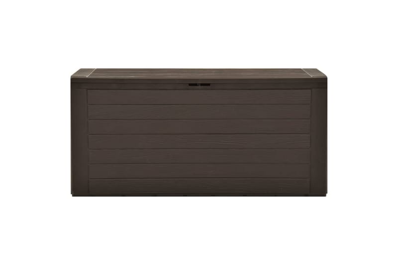 Puutarhan varastoarkku ruskea 116x44x55 cm - Puutarhakalusteet - Säilytyslaatikot & kalustesuojat - Säilytyslaatikot ulos