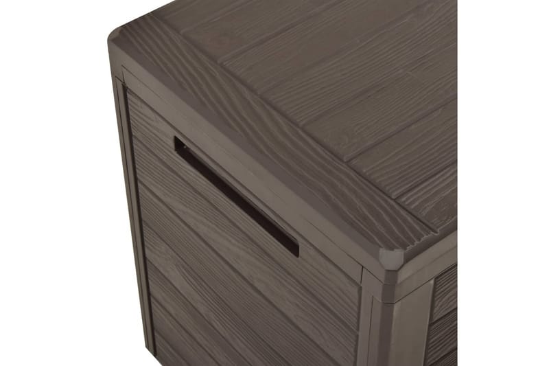 Puutarhan varastoarkku ruskea 116x44x55 cm - Puutarhakalusteet - Säilytyslaatikot & kalustesuojat - Säilytyslaatikot ulos