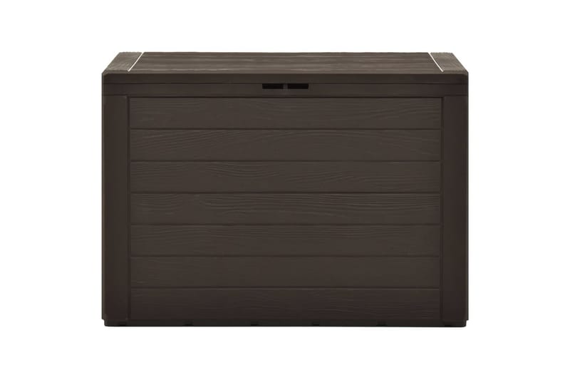 Puutarhan varastoarkku ruskea 78x44x55 cm - Puutarhakalusteet - Säilytyslaatikot & kalustesuojat - Säilytyslaatikot ulos
