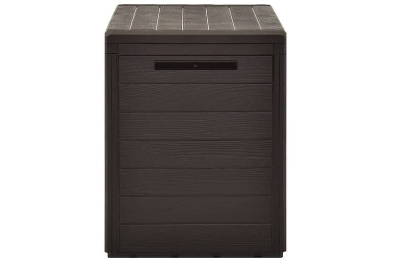 Puutarhan varastoarkku ruskea 78x44x55 cm - Puutarhakalusteet - Säilytyslaatikot & kalustesuojat - Säilytyslaatikot ulos