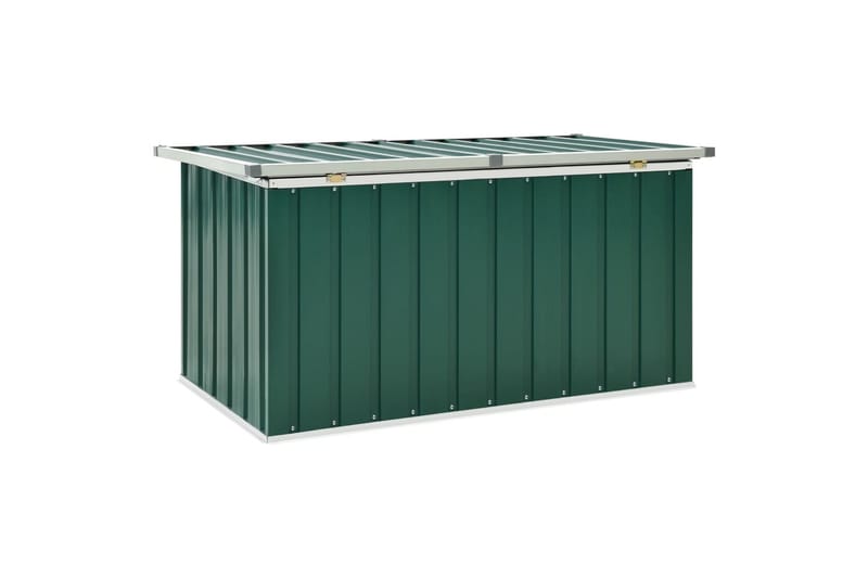 Puutarhan varastoarkku vihreä 129x67x65 cm - Puutarhakalusteet - Säilytyslaatikot & kalustesuojat - Säilytyslaatikot ulos