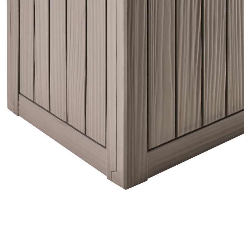 Säilytyslaatikko ulos Medellin 43x46 cm - Beige - Puutarhakalusteet - Säilytyslaatikot & kalustesuojat - Säilytyslaatikot ulos