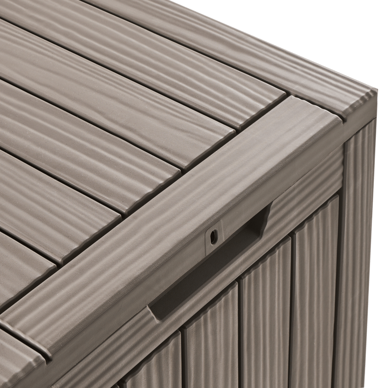 Säilytyslaatikko ulos Medellin 43x46 cm - Beige - Puutarhakalusteet - Säilytyslaatikot & kalustesuojat - Säilytyslaatikot ulos