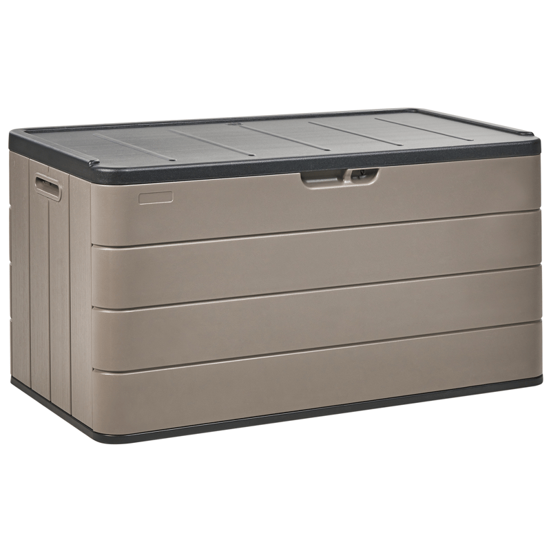 Säilytyslaatikko ulos Milies 60x116 cm - Ruskea/musta - Puutarhakalusteet - Säilytyslaatikot & kalustesuojat - Säilytyslaatikot ulos