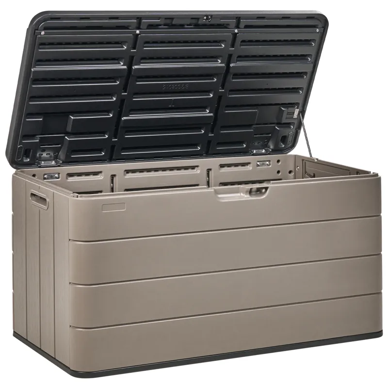 Säilytyslaatikko ulos Milies 60x116 cm, Ruskea/musta