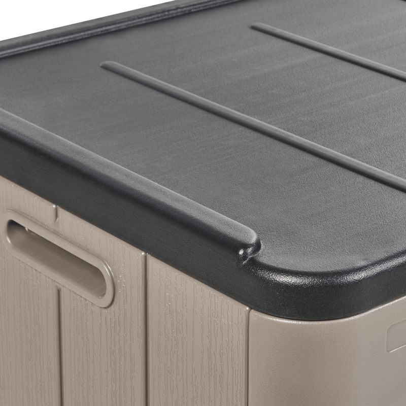 Säilytyslaatikko ulos Milies 60x116 cm - Ruskea/musta - Puutarhakalusteet - Säilytyslaatikot & kalustesuojat - Säilytyslaatikot ulos