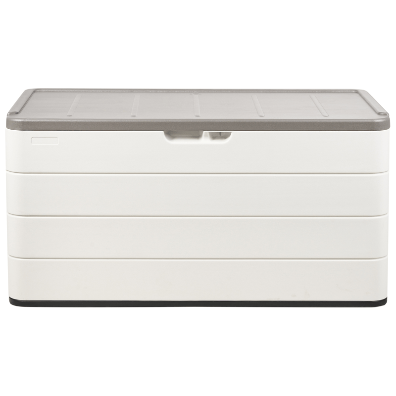 Säilytyslaatikko ulos Milies 60x116 cm - Valkoinen/harmaa - Puutarhakalusteet - Säilytyslaatikot & kalustesuojat - Säilytyslaatikot ulos